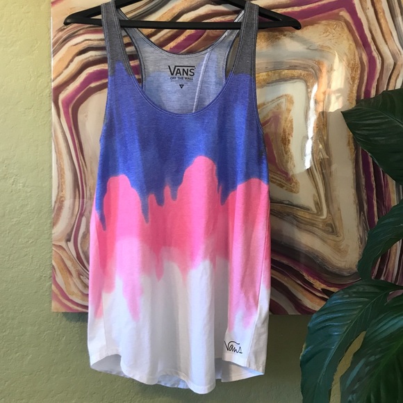 pink white vans grey blue